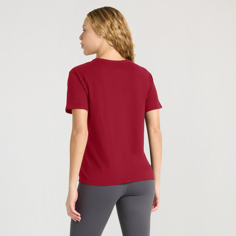 San Francisco 49ers Women's Line Em Up T-Shirt - Scarlet T-shirts
