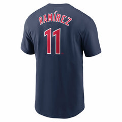 Jose Ramirez Cleveland Guardians Nike Fuse Name & Number T-Shirt - Navy T-shirts