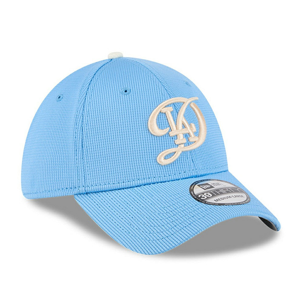Los Angeles Dodgers New Era City Connect Batting Practice 39THIRTY Flex Hat - Light Blue Hats