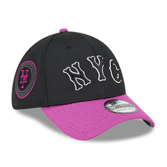 New York Mets New Era City Connect Batting Practice 39THIRTY Flex Hat - Charcoal/Purple Hats