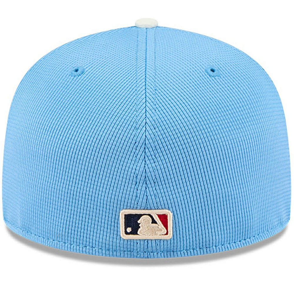 Los Angeles Dodgers New Era City Connect Batting Practice 59FIFTY Fitted Hat - Light Blue Hats