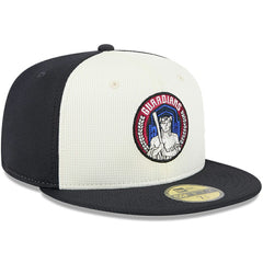 Cleveland Guardians New Era City Connect Batting Practice 59FIFTY Fitted Hat - Navy/White Hats