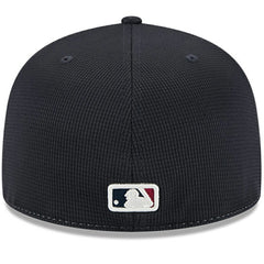 Cleveland Guardians New Era City Connect Batting Practice 59FIFTY Fitted Hat - Navy/White Hats