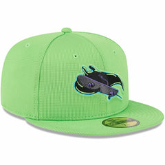 Tampa Bay Rays New Era City Connect Batting Practice 59FIFTY Fitted Hat - Neon Green Hats