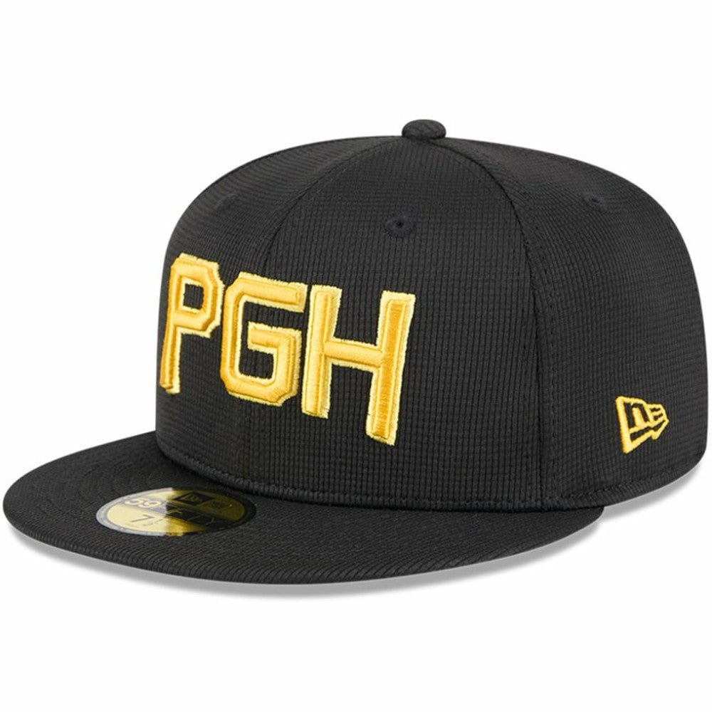 Pittsburgh Pirates New Era City Connect Batting Practice 59FIFTY Fitted Hat - Black Hats