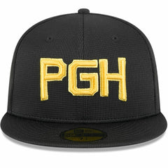 Pittsburgh Pirates New Era City Connect Batting Practice 59FIFTY Fitted Hat - Black Hats