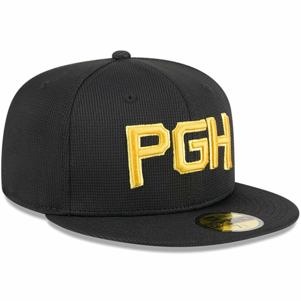 Pittsburgh Pirates New Era City Connect Batting Practice 59FIFTY Fitted Hat - Black Hats