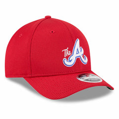 Atlanta Braves New Era City Connect Batting Practice 9FORTY M-Crown Adjustable Hat - Red Hats