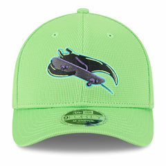 Tampa Bay Rays New Era City Connect Batting Practice 9FORTY M-Crown Adjustable Hat - Neon Green Hats