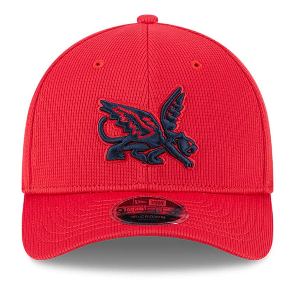 Texas Rangers New Era City Connect Batting Practice 9FORTY M-Crown Adjustable Hat - Red Hats