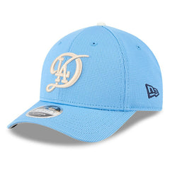 Los Angeles Dodgers New Era City Connect Batting Practice 9FORTY M-Crown Adjustable Hat - Light Blue Hats