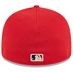 Texas Rangers New Era City Connect Batting Practice Low Profile 59FIFTY Fitted Hat - Red Hats
