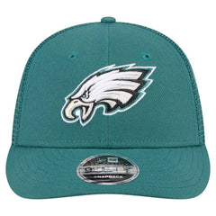 Philadelphia Eagles New Era Low Profile 9FIFTY Snapback Hat - Midnight Green Hats