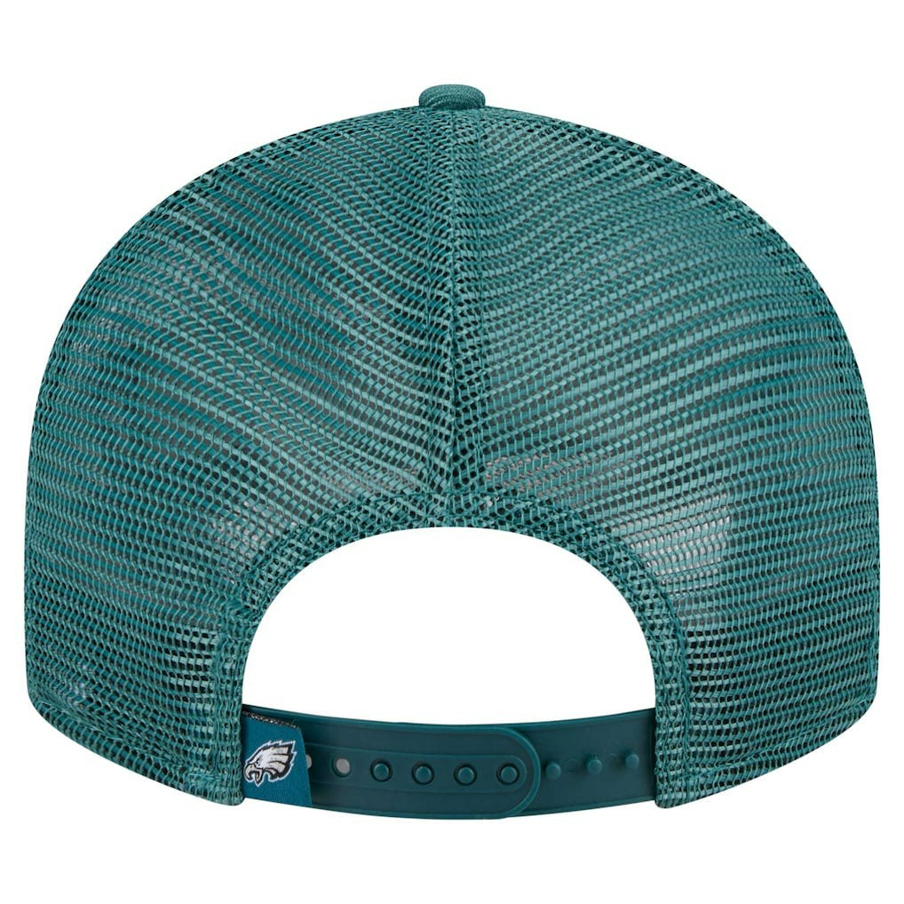 Philadelphia Eagles New Era Low Profile 9FIFTY Snapback Hat - Midnight Green Hats