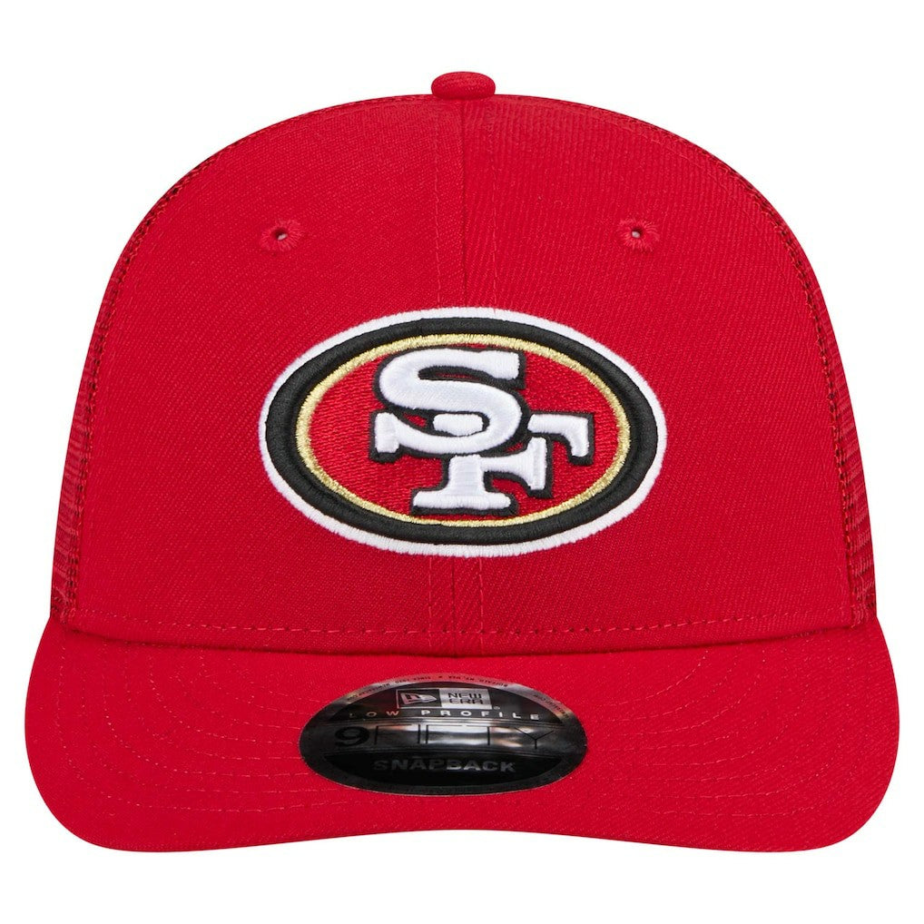San Francisco 49ers New Era Low Profile 9FIFTY Snapback Hat - Scarlet Hats