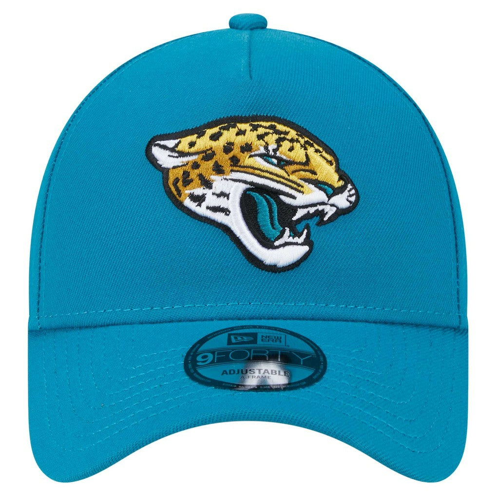 Jacksonville Jaguars New Era A-Frame 9FORTY Adjustable Hat - Teal Hats