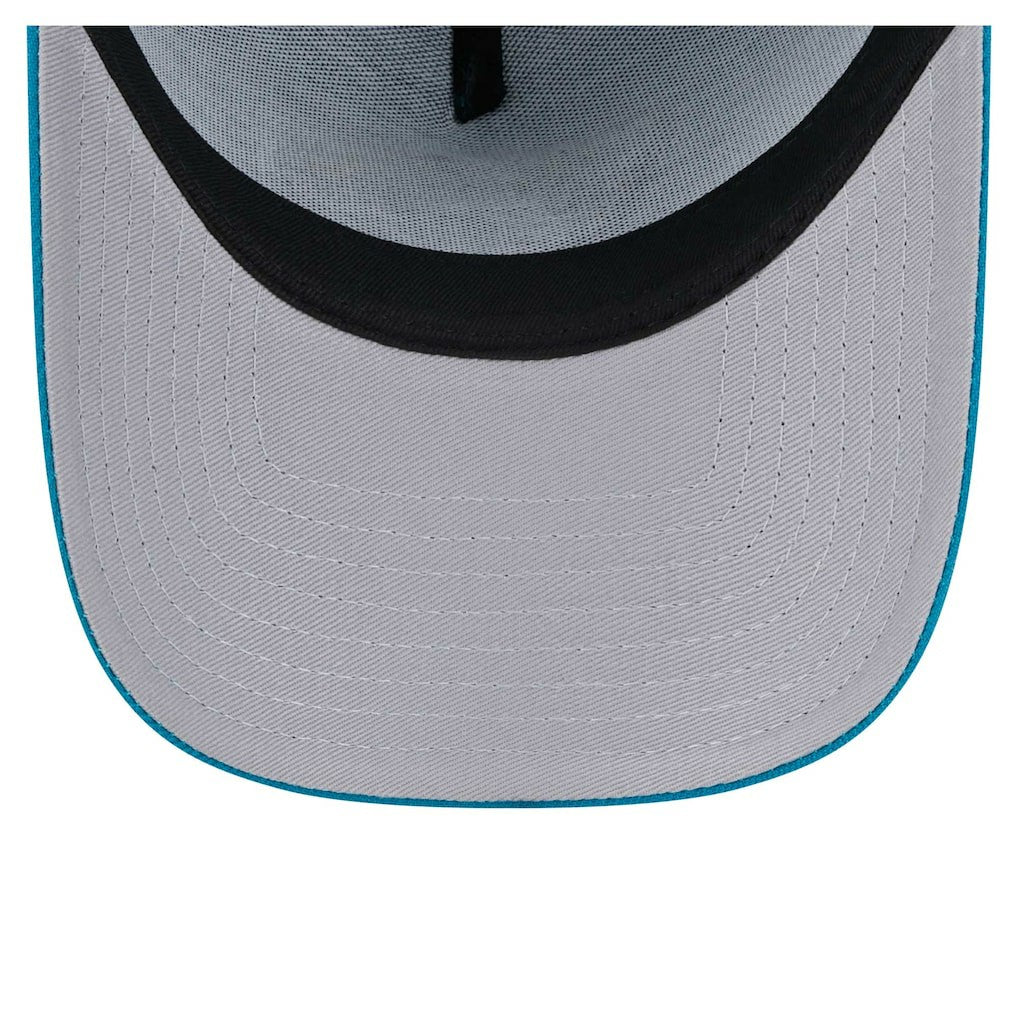Jacksonville Jaguars New Era A-Frame 9FORTY Adjustable Hat - Teal Hats
