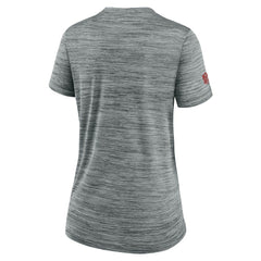 Kansas City Chiefs Women's Sideline Velocity Dri-FIT T-Shirt - Gray T-shirts