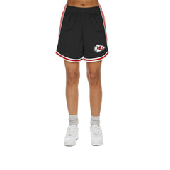 Kansas City Chiefs New Era Women's Sport Classics Mesh Shorts - Black/Red Shorts