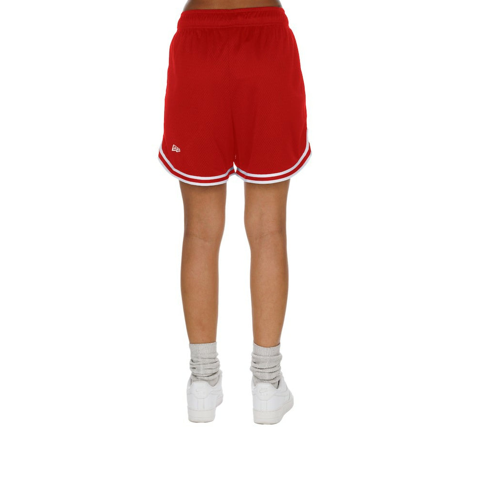 Kansas City Chiefs New Era Women's Sport Classics Mesh Shorts - Black/Red Shorts