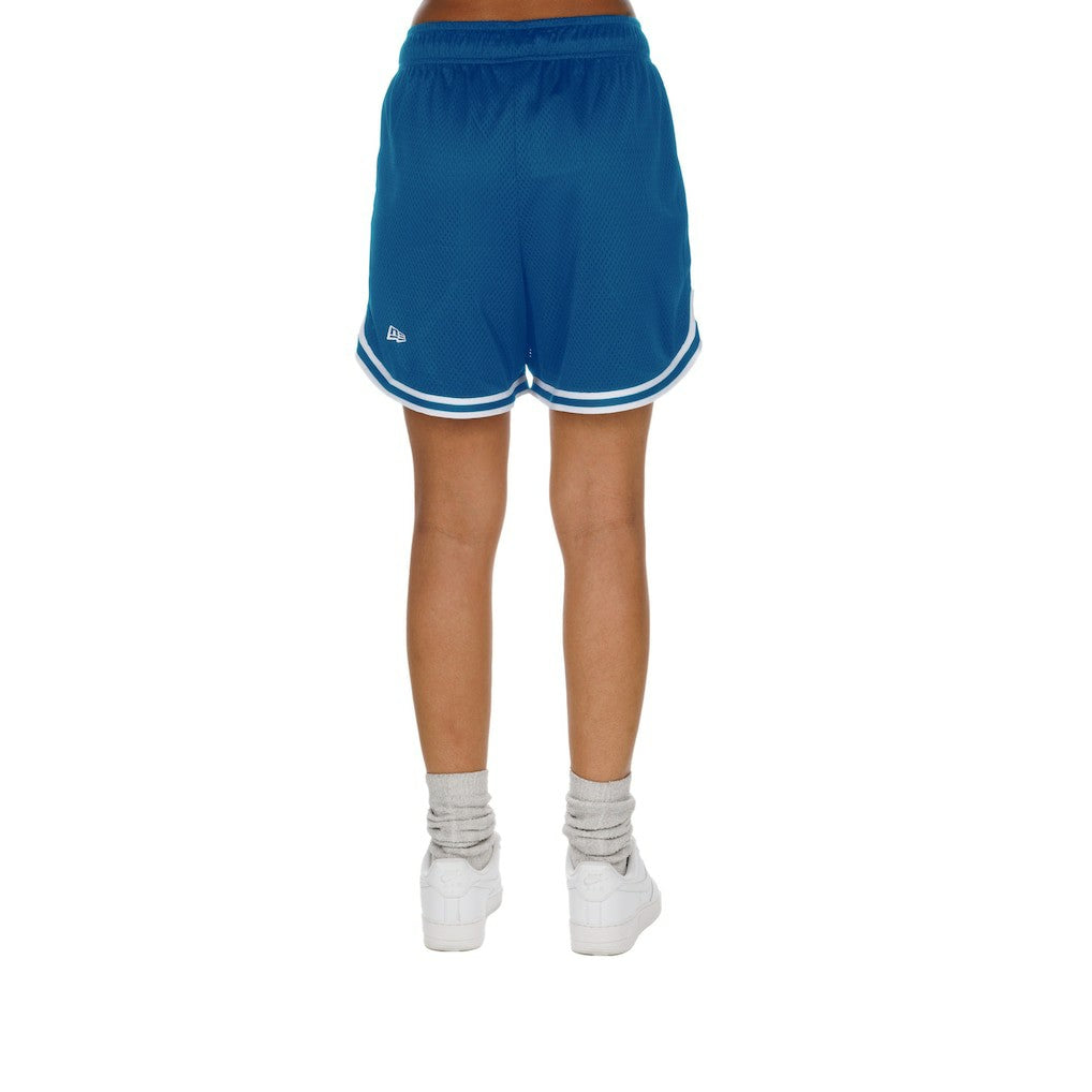 Detroit Lions New Era Women's Sport Classics Mesh Shorts - Silver/Blue Shorts