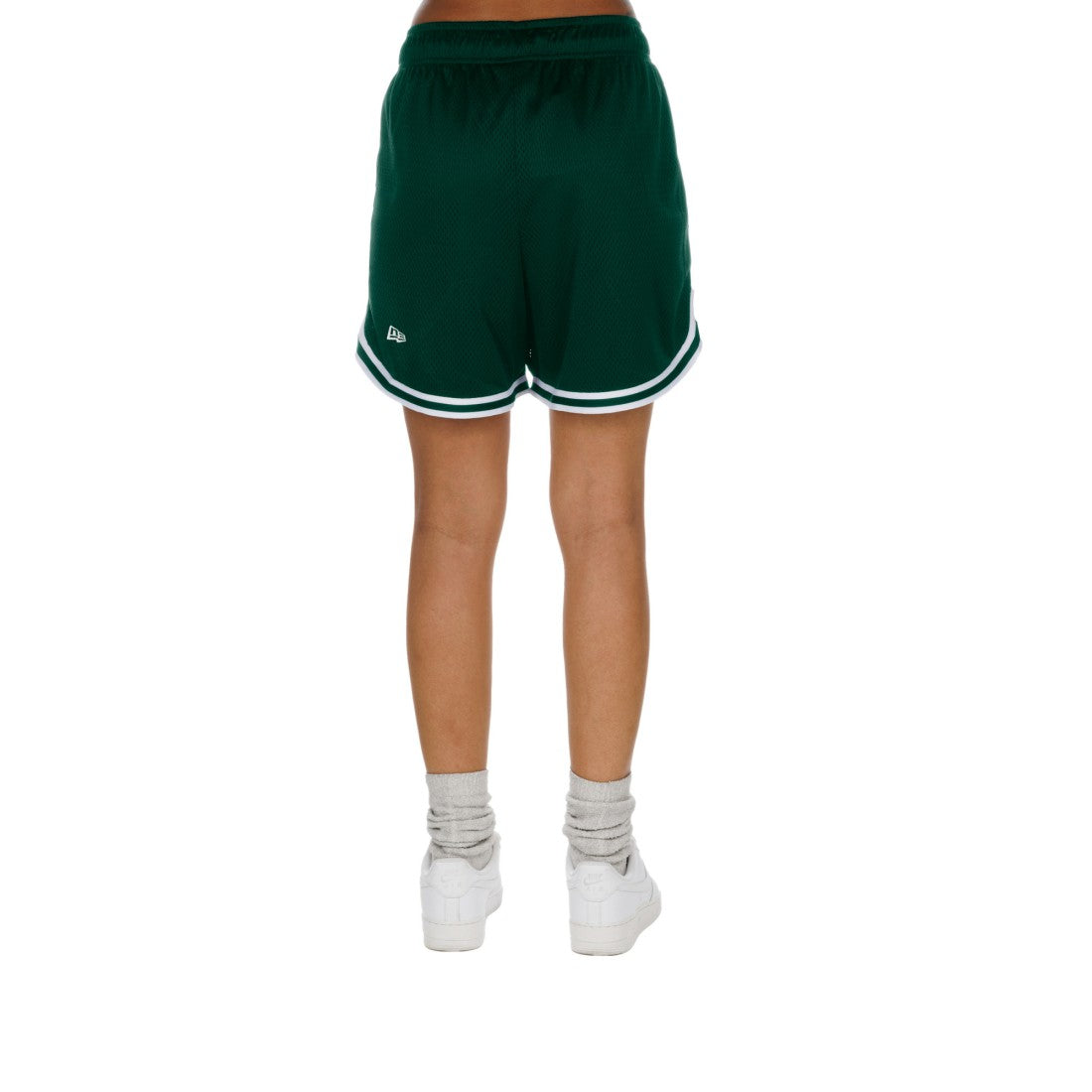 Green Bay Packers New Era Women's Sport Classics Mesh Shorts - Gold/Green Shorts