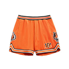 Cincinnati Bengals Chalk Line Court Shorts - Orange/Black Shorts