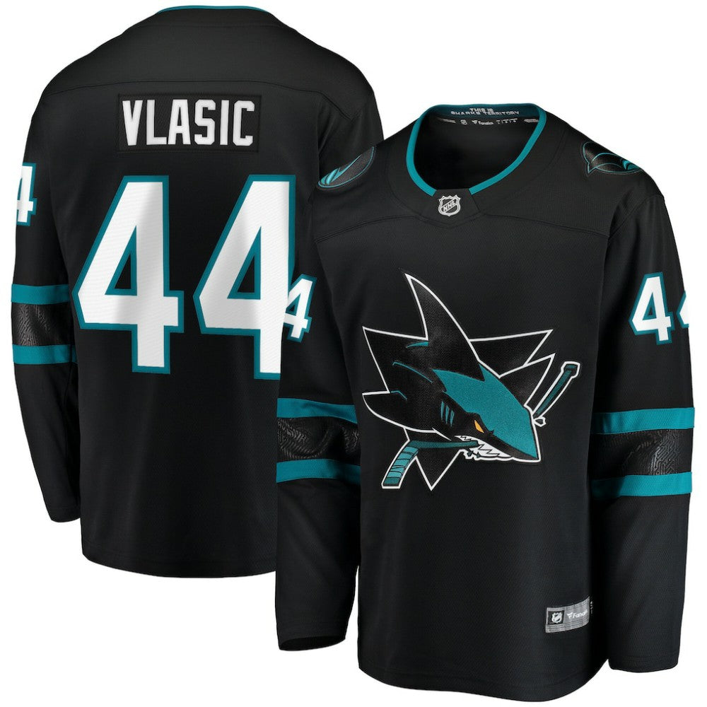 Marc-Edouard Vlasic San Jose Sharks Fanatics Breakaway Jersey - Black | US 202198410
