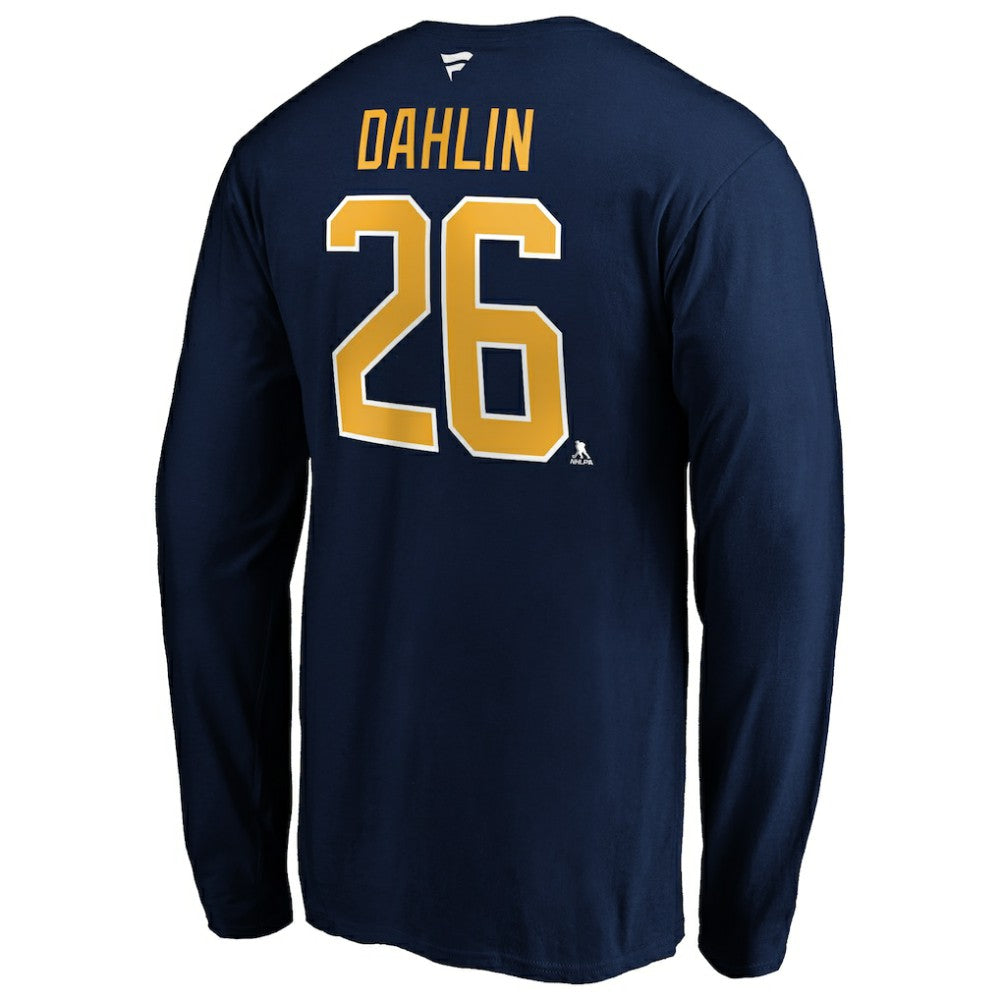 Rasmus Dahlin Buffalo Sabres Fanatics Authentic Stack Name & Number T-Shirt - Navy | US 202198416