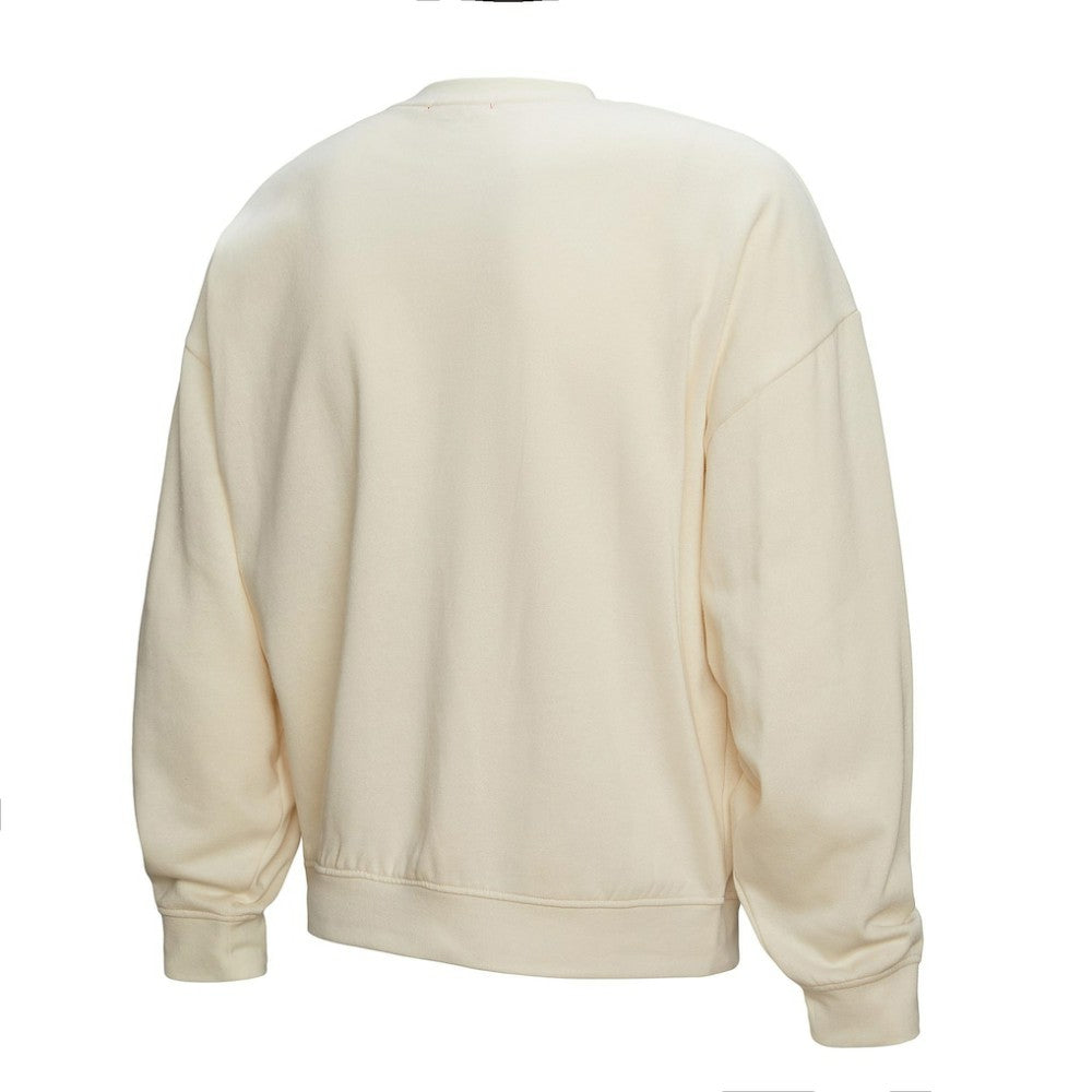 Dallas Stars Mitchell & Ness Women's Logo 3.0 Pullover Sweatshirt - Cream | US 202198435