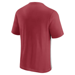 Arizona Cardinals Colorblock T-Shirt - Cardinal T-shirts