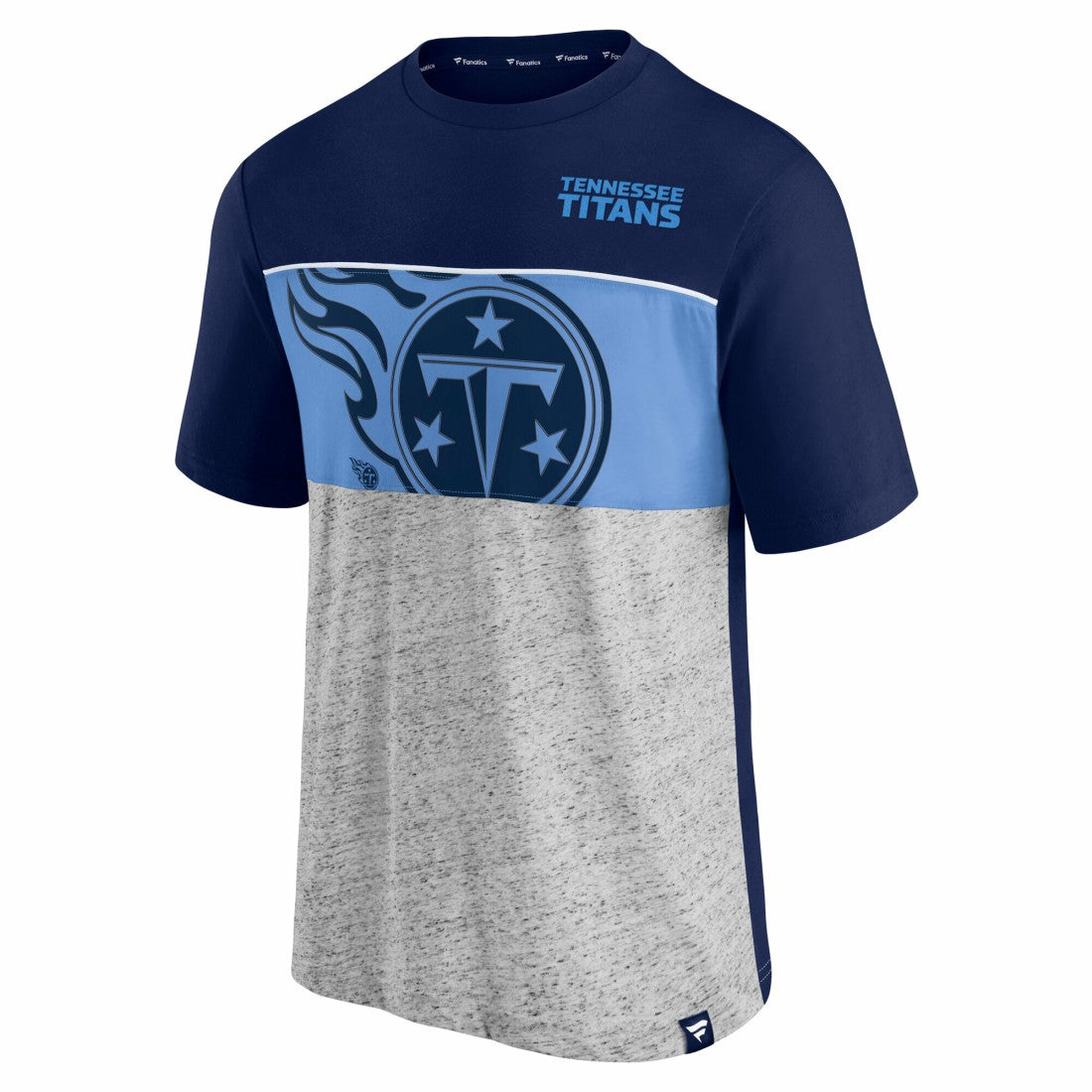 Tennessee Titans Colorblock T-Shirt - Navy T-shirts