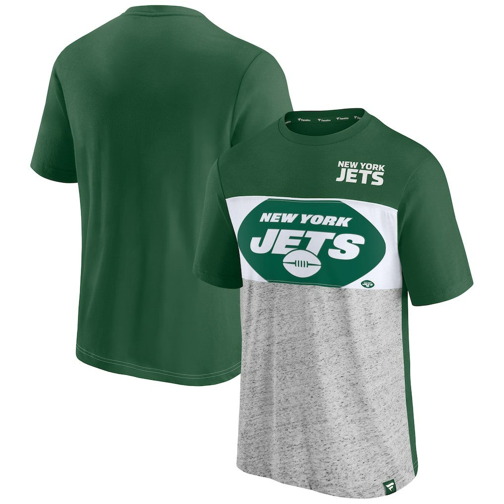 New York Jets Colorblock T-Shirt - Green T-shirts