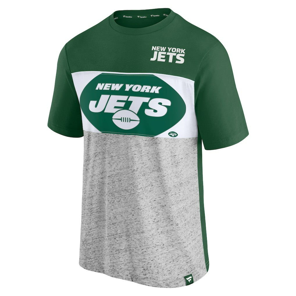 New York Jets Colorblock T-Shirt - Green T-shirts