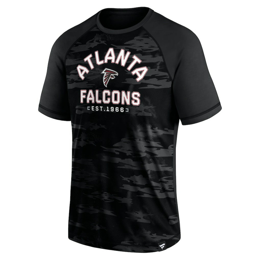 Atlanta Falcons Hail Mary Raglan T-Shirt - Black T-shirts