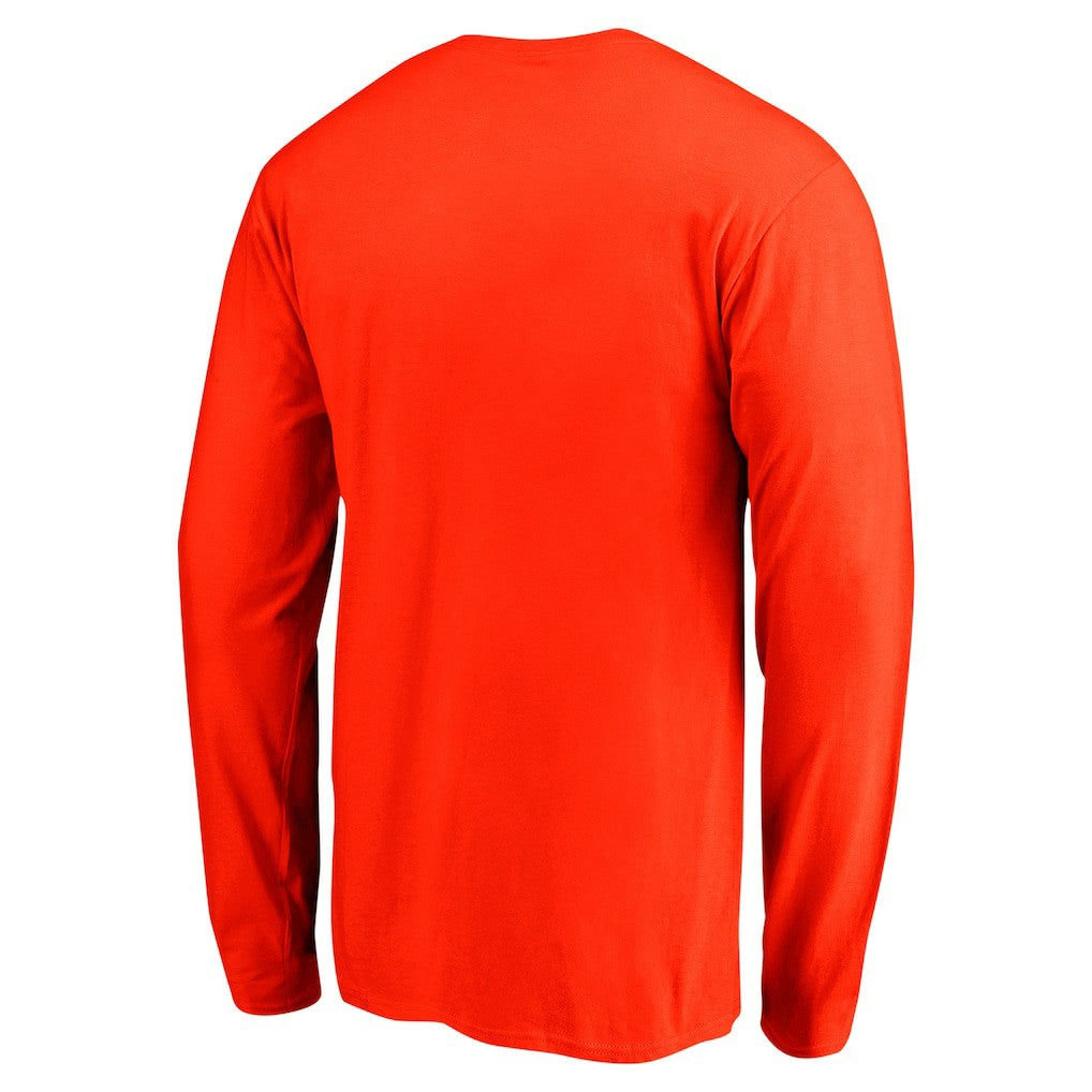 Cleveland Browns Team Arc Knockout Long Sleeve T-Shirt - Orange T-shirts