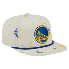 Golden State Warriors Lunar Golfer Snapback Hat Cream - New Era