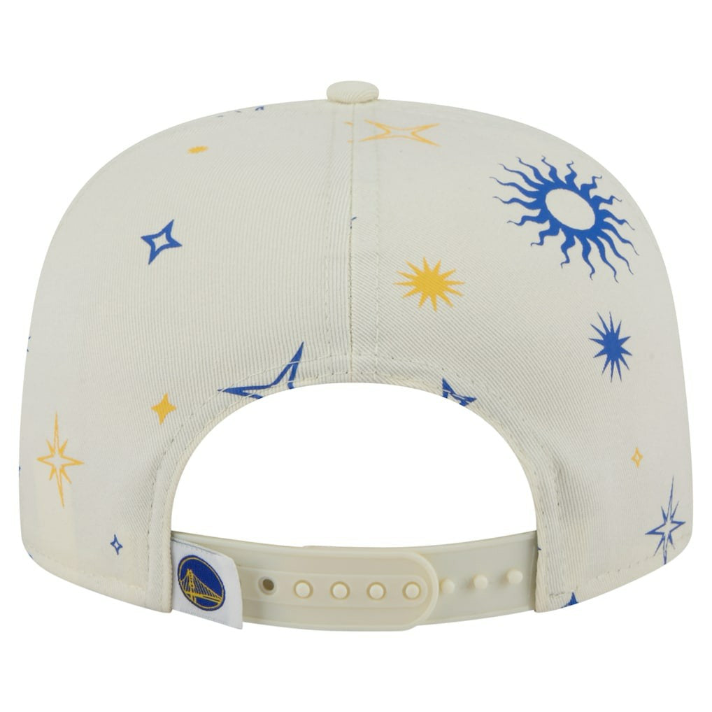 Golden State Warriors Lunar Golfer Snapback Hat Cream - New Era