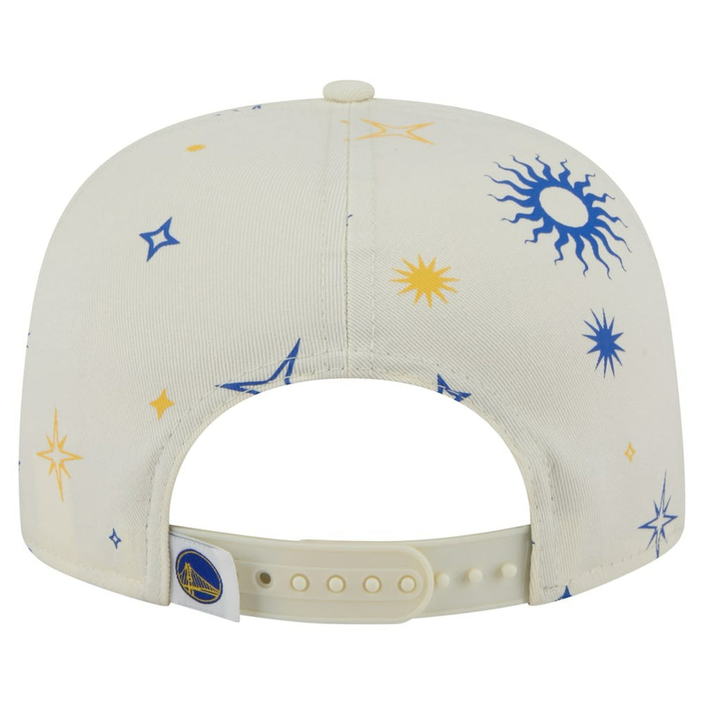 Golden State Warriors Lunar Golfer Snapback Hat Cream - New Era