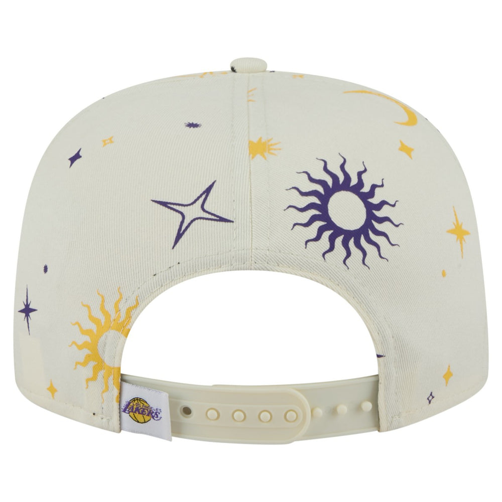 Los Angeles Lakers Lunar Golfer Snapback Hat Cream - New Era