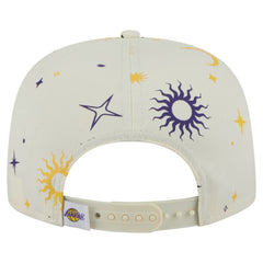 Los Angeles Lakers Lunar Golfer Snapback Hat Cream - New Era