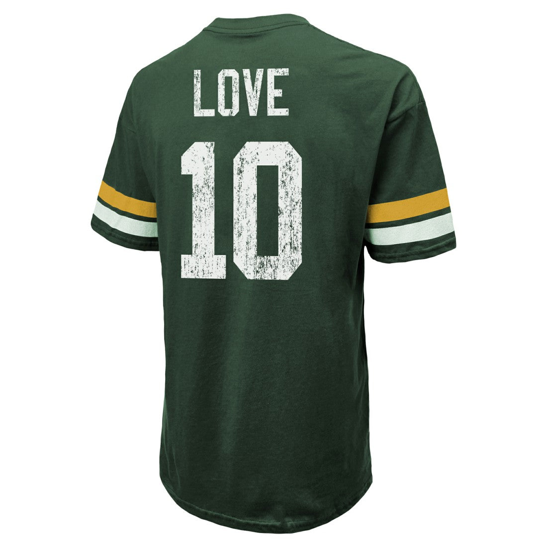 Jordan Love Green Bay Packers Majestic Threads Name & Number Oversize Fit T-Shirt - Green T-shirts