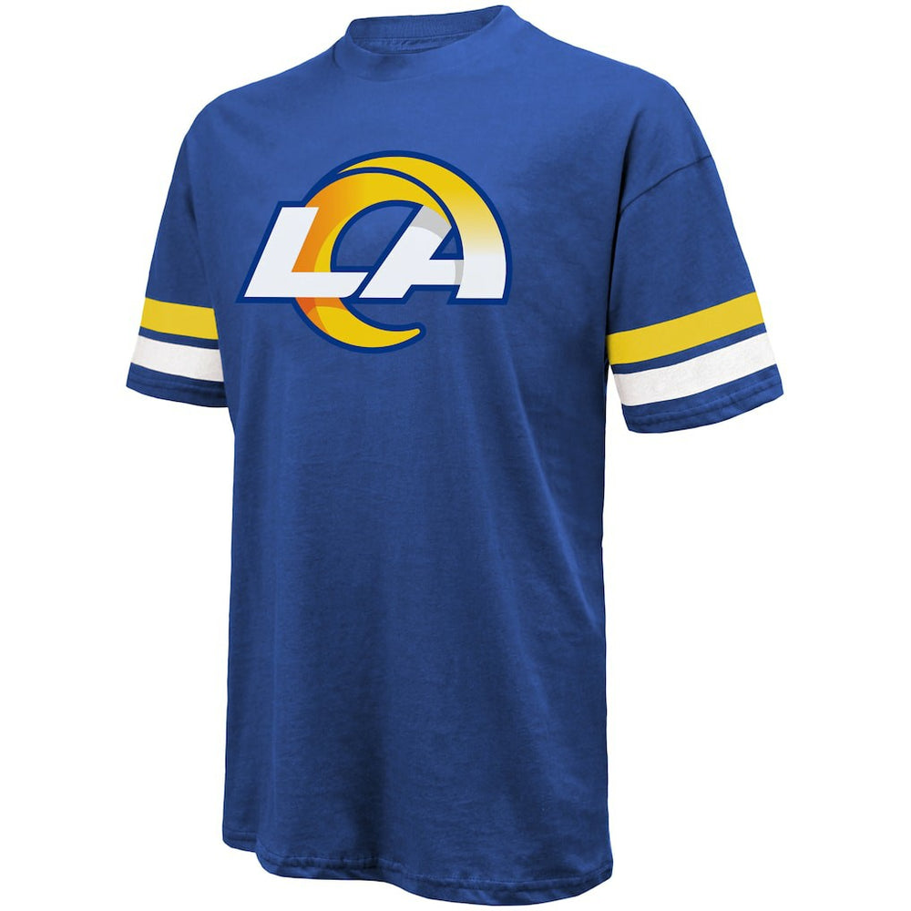 Puka Nacua Los Angeles Rams Majestic Threads Name & Number Oversized Fit T-Shirt - Royal T-shirts