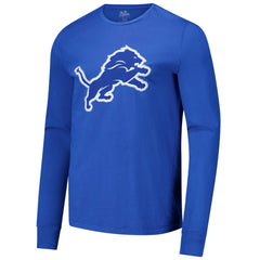 Amon-Ra St. Brown Detroit Lions Majestic Threads Name & Number Long Sleeve T-Shirt - Blue T-shirts