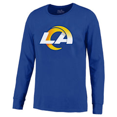 Puka Nacua Los Angeles Rams Majestic Threads Name & Number Non-Distressed Long Sleeve T-Shirt - Royal T-shirts