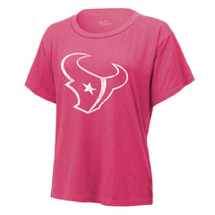 C.J. Stroud Houston Texans Majestic Threads Women's Name & Number T-Shirt - Pink T-shirts