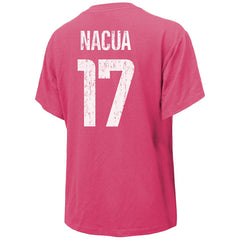 Puka Nacua Los Angeles Rams Majestic Threads Women's Name & Number T-Shirt - Pink T-shirts
