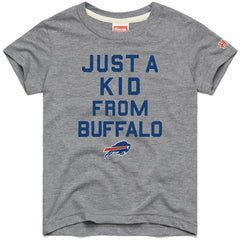 Buffalo Bills Homage Youth Just a Kid Tri-Blend T-Shirt - Gray T-shirts