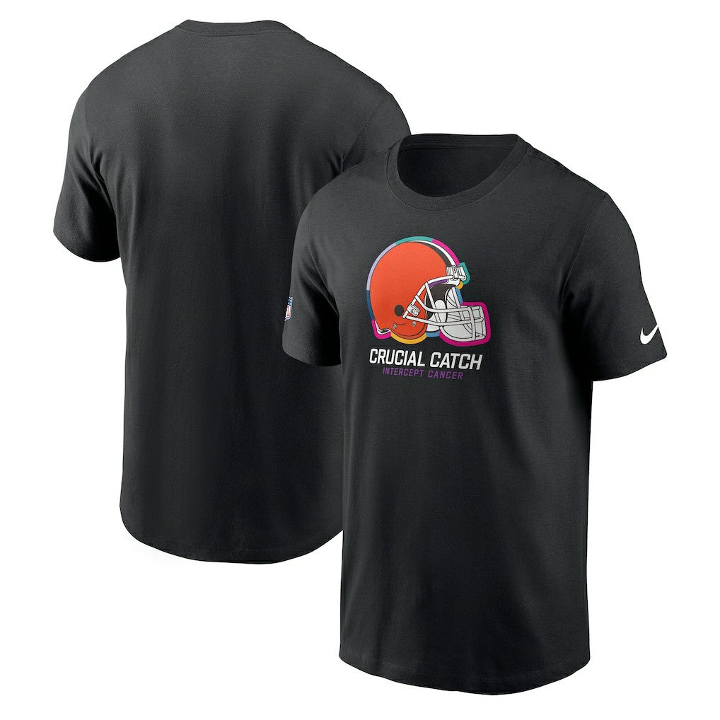Cleveland Browns 2024 NFL Crucial Catch Club T-Shirt - Black T-shirts