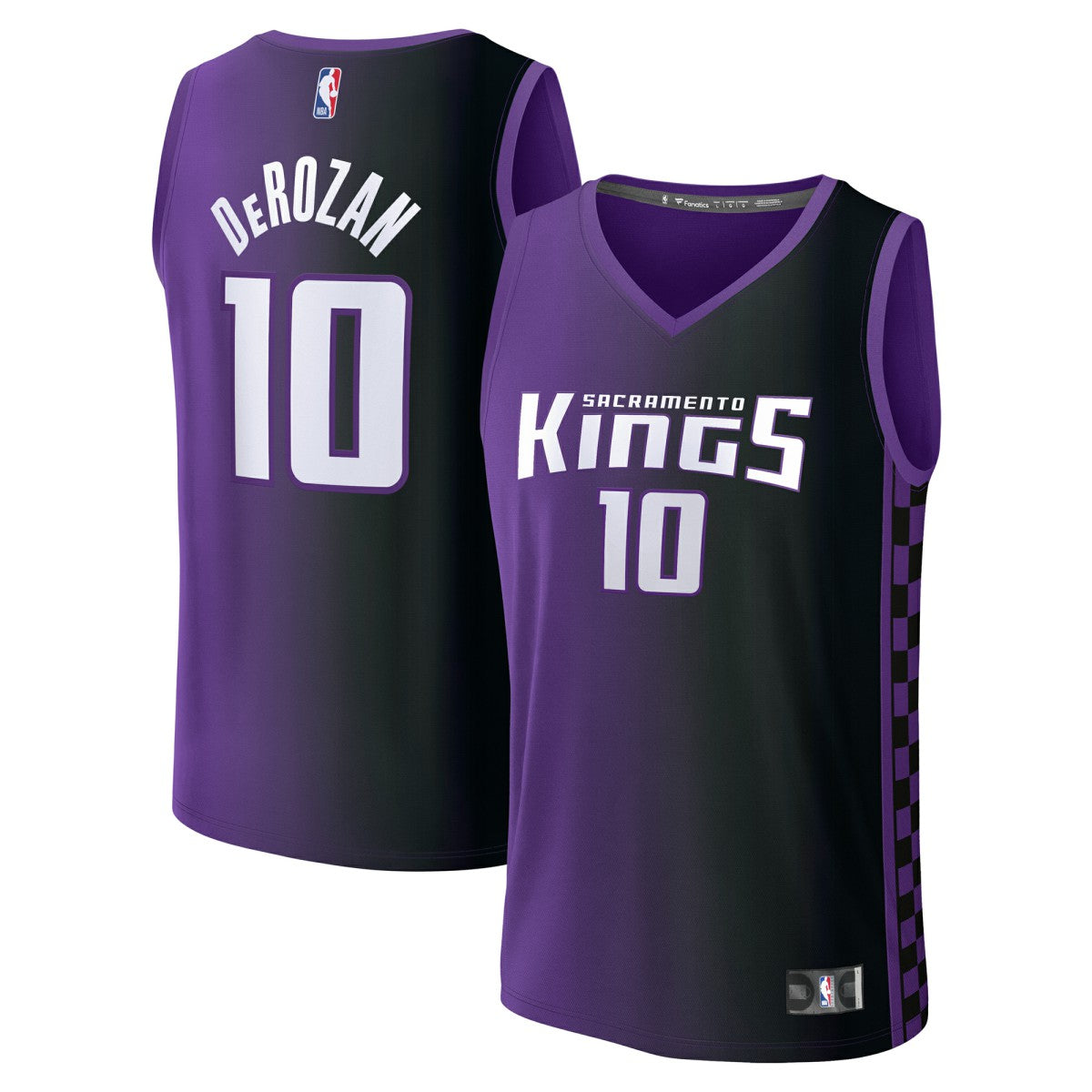 DeMar DeRozan Sacramento Kings Fast Break Replica Jersey Statement Edition Purple - Fanatics